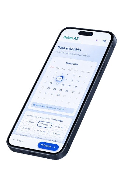 Tela clara do Henguel Agenda no smartphone